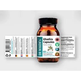 DR WAKDE'S® Natural Health Care, London Khadira Kapseln 60 Veg Caps