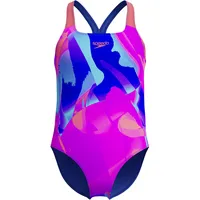 Speedo Digital Allover Powerback Badeanzug - Cobalt Pop -