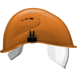 Schutzhelm VisorLight mit Visier - uni orange
