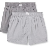 Levis LEVI'S Herren Boxershorts im Vorteilspack - Web-Shorts, Baumwolle, einfarbig Grau XL