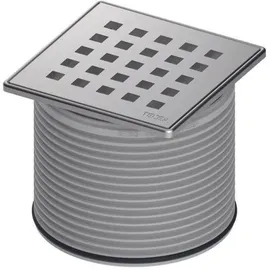 TECE drainpoint S Rostrahmen Edelstahl, 100 x 100 mm, inklusive Designrost quadratum