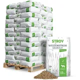 STROY Strohgranulat Einstreu 15kg x 65 Sack 975kg Palette