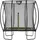 EXIT TOYS Silhouette rechteckig 153 x 214 cm inkl. Sicherheitsnetz schwarz