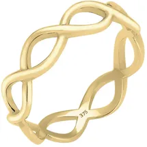 Elli PREMIUM Ring Damen im Infinity Trend in 375er Gelbgold