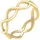 Elli PREMIUM Ring Damen im Infinity Trend in 375er Gelbgold