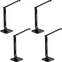 Tectake tectake® Schreibtischlampe, LED, dimmbar, klappbar, 14W - 4er