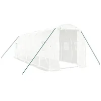 VidaXL Gewächshaus mit Stahlrahmen 12 m2 6x2x2 m