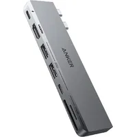 Anker 547 PowerExpand Direct 7-in-2 USB-C PD Media Hub, 2x USB4 [Stecker] (A83540A1)