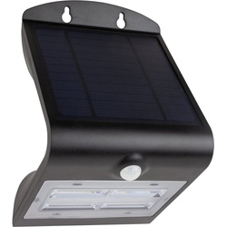 REV LED Solarleuchte mit Bewegungsmelder, außen, IP54, schwarz schwarz
