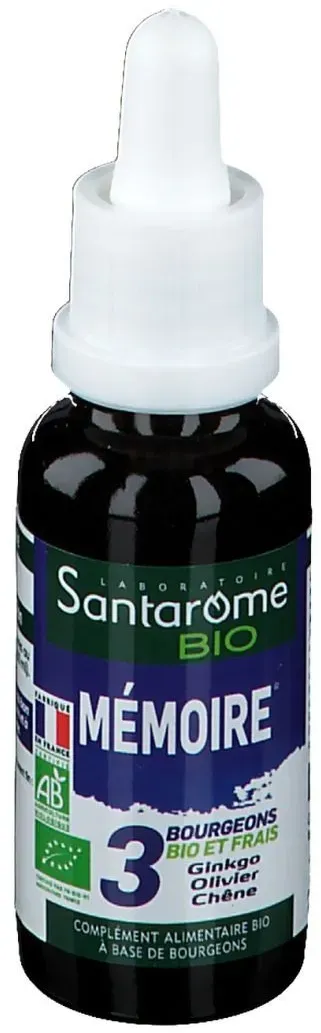 Santarome Bio Complexe Mémoire 3 Bourgeons Bio et Frais C13 30 ml goutte(s)