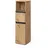 Vicco Torren Midischrank 30 x 112,6 x 35 cm Braun
