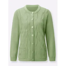 Classic Dog Strickjacke in Grün 48