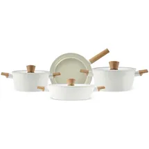 KARACA Swiss Crystal Topf-Set 7-tlg. Schmiedekasserolle + Pfanne