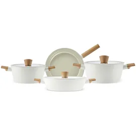 KARACA Swiss Crystal Topf-Set 7-tlg. Schmiedekasserolle + Pfanne