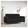 vidaXL 2-Sitzer-Sofa Schwarz 140 cm Kunstleder