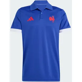 adidas Frankreich Poloshirt 2024 Blau Herren Gr. XXL