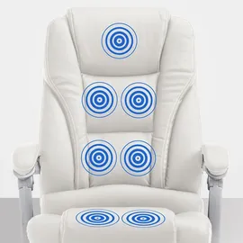 CLP Pacific Kunstleder mit Massagefunktion V2 weiß
