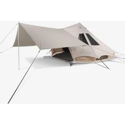 Tarp Schutzplane Polybaumwolle Camping - Tepee für 6 Personen EINHEITSFARBE No Size