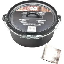 HIT Trading Gusseisen Bratpfanne 25 cm