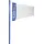 Hudora Netz Tennis/Badminton/Federball/Volleyball höhenverstellbar - Breite 6,0 Meter