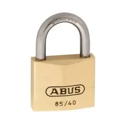 ABUS 85IB/40 Vorhangschloss aus massivem Messing gleichschließend Edelstahlbügel
