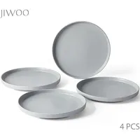 JIWOO Dessertteller Ø21 cm grau 4er Set