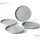 JIWOO Dessertteller Ø21 cm grau 4er Set