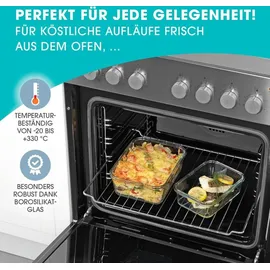 GOURMETmaxx Klick-it Frischhaltedose grün 1,05 l 4-teiliges Set