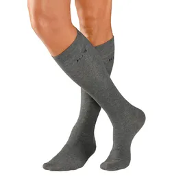 H.I.S. H.I.S Kniestrümpfe Packung, 3 Stk. tlg. mit druckfreiem Bündchen