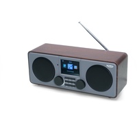 Xoro DAB 600 IR Internetradio (Stereo, DAB Plus, UKW, Wecker, USB 2.0, Farbdisplay) grau