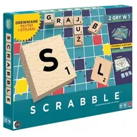 Gra SCRABBLE drewniane elementy JGR65