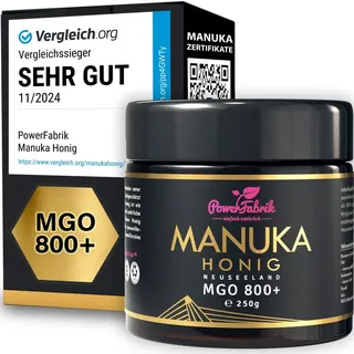 PowerFabrik Manuka Honig, MGO 800+ 250 g