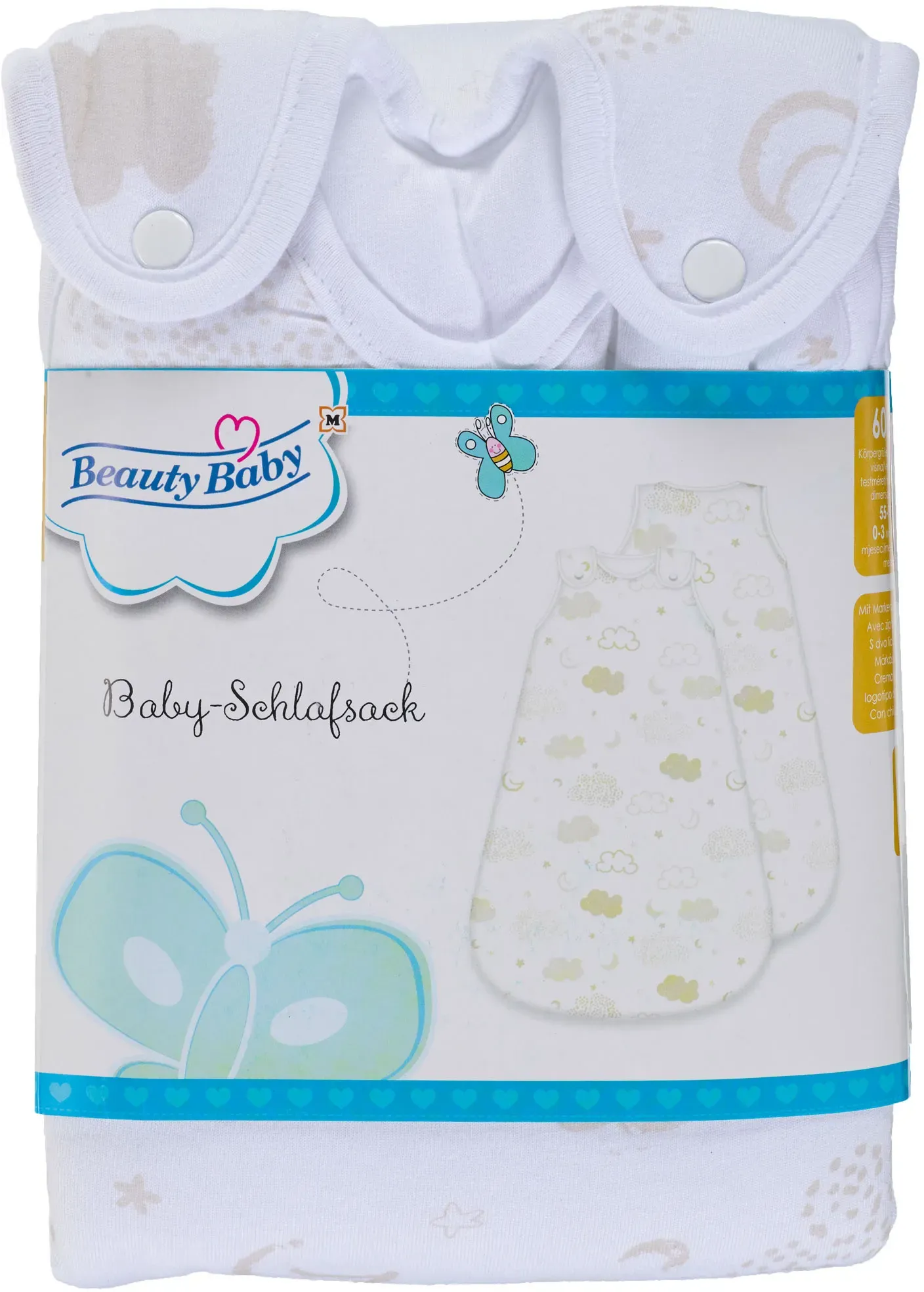 Beauty Baby Wölkchen Baby-Schlafsack 60x43cm