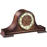 HERMLE 21092-030340 Große Tischuhr mit Glaslünette, Mechanisch, Braun