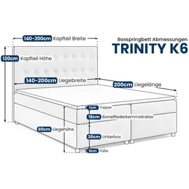 Best For Home Trinity 140 x 200 cm Beige