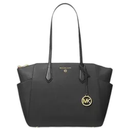 Michael Kors für Damen. 30S2G6AT2L Mittlere Marilyn Tote Bag aus Saffianleder
schwarz (OSFA), Lässig