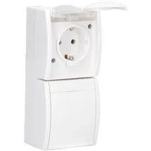 Busch-Jaeger SCHUKO-Zweifachsteckdose 20-02 EW-54
