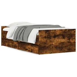 vidaXL 90 x 190 cm H3 Braun