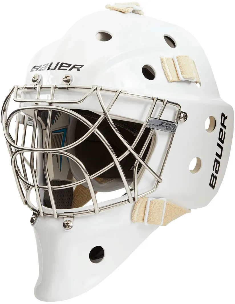 Goalie Maske Bauer  904 Goal Mask CCE Senior M, Weiß - Weiß