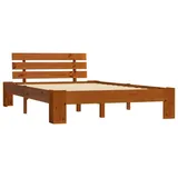 furnicato Massivholzbett 120 x 200 cm Braun