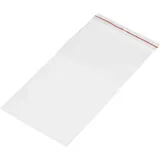 no name p-l Druckverschlussbeutel ohne Beschriftungsstreifen (B x H) 200mm x Transparent Polyethylen