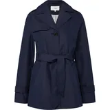 Wasserabweisender Trenchcoat im Slim Fit - blau - 48