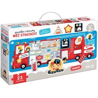 CZUCZU Puzzle z dziurkÄ... Wóz strażacki 23 elementy