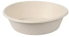 NATURESTAR Einwegschüssel Natural Bagasse, rund 411955 , 1 Packung = 40 Stück, natur, 900 ml