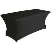 Perel table cover Tischüberzug Schwarz FP411