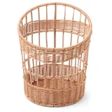 HENDI Baguette-Korb aus geflochtenem PP und Edelstahl 30 x 30 x 35 cm beige
