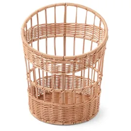 HENDI Baguette-Korb aus geflochtenem PP und Edelstahl 30 x 30 x 35 cm beige