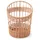 HENDI Baguette-Korb aus geflochtenem PP und Edelstahl 30 x 30 x 35 cm beige