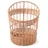 HENDI Baguette-Korb aus geflochtenem PP und Edelstahl 30 x 30 x 35 cm beige