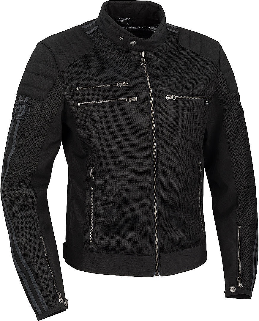 Segura Ventura Vented Motorfiets textiel jas, zwart, XL